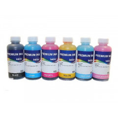 InkTec Набор чернил E0005 для Epson R200/R220/R300/R320/R340/RX500/RX600, (6 x100 мл)