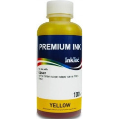 InkTec Чернила E0010 Yellow Epson T50/T59/P50/TX800/TX700/TX650/RX610/R390/R290/R270 100 ml.