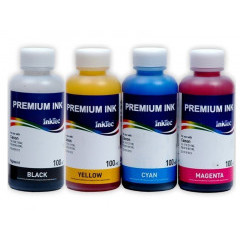 Набор чернил InkTec C2010-C2011 (Black, Cyan, Magenta, Yellow) для Canon PG-511, PG-512 (4 x 100 мл)